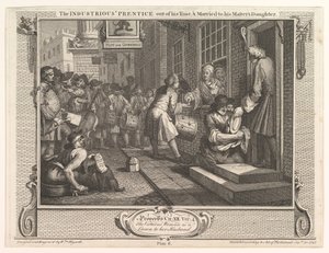 Der fleißige Lehrling nach seiner Zeit und verheiratet mit der Tochter seines Meisters, 30. September 1747