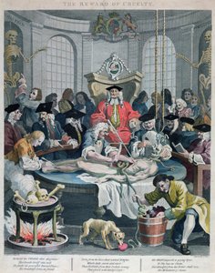 Die Belohnung der Grausamkeit, aus Die vier Stufen der Grausamkeit, graviert von Thomas Cook (1744-1818) 1799 von William Hogarth