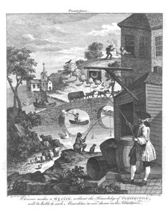 Die Bedeutung der Perspektive, 18. Jahrhundert von William Hogarth
