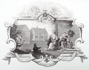 Eintrittskarte für das Tiverton-Schulfest