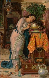 Isabella und der Basilikumtopf, 1867 von William Holman Hunt