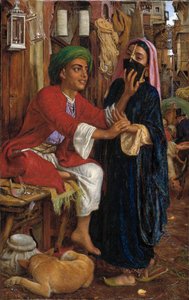 Straßenszene in Kairo: Die Werbung des Laternenmachers von William Holman Hunt