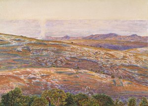 Das Tote Meer von Siloam, 1861 von William Holman Hunt