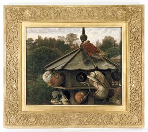 Das Fest des Heiligen Swithin oder Das Taubenhaus von William Holman Hunt