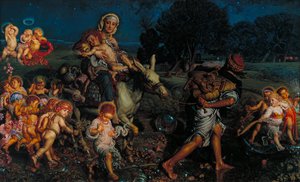 Der Triumph der Unschuldigen von William Holman Hunt