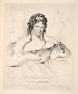 Ihre gnädigste Majestät Königin Adelaide, den Abonnenten des New North Briton respektvoll präsentiert von William Home Lizars