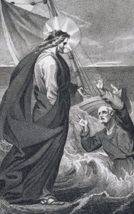 Christus tadelt Petrus, aus 