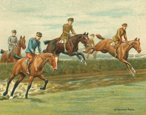 Historische und moderne Rennen, Hindernisrennen für alliierte Offiziere von William Hounsom Byles