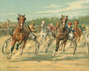 Historische und moderne Rennen, Trab- und Passrennen von William Hounsom Byles