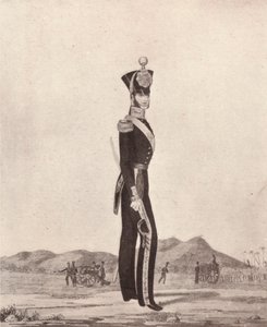 Offiziere der Madras Armee Fußartillerie, 1841