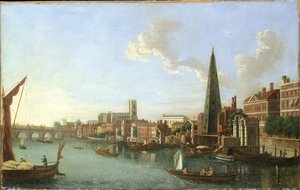Westminster Bridge (Abend), Mitte 18. Jahrhundert