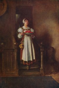 Eine Magd des Hostels, um 1800 von William John Wainwright
