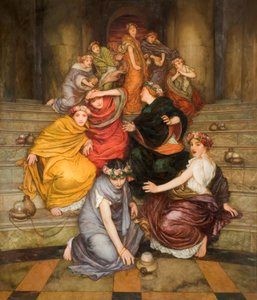 Gleichnis von den klugen und törichten Jungfrauen, 1899 von William John Wainwright