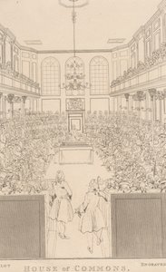 House of Commons, wie es 1741-2 erschien von William Johnstone White