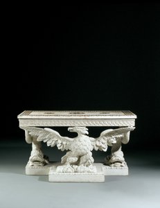 Eines von einem Paar George II Beistelltischen von William Kent