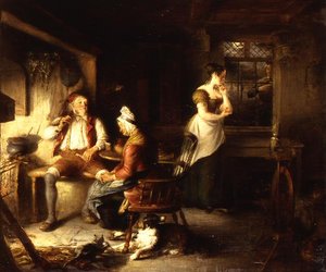 Meine Mutter döste vor dem Feuer von William Kidd