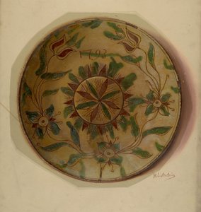 Pa. Deutscher Teller von William L Antrim