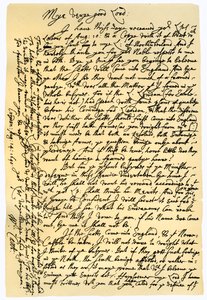 Brief von William Laud, Erzbischof von Canterbury an Edward Conway, 14. August 1640