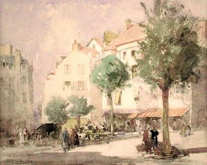 Ein Platz in einer kontinentalen Stadt von William Lee Hankey
