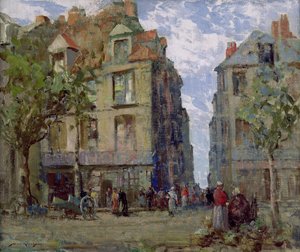 Ein Blick auf Dieppe von William Lee Hankey