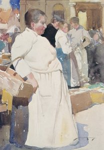 Madame la Ménagère, Étaples von William Lee Hankey