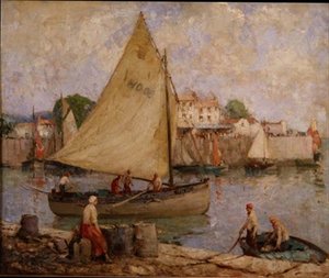 Auf dem Weg zum Fischgrund, Honfleur