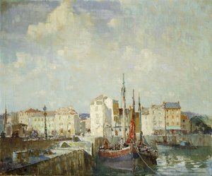 Der Innere Hafen, Dieppe von William Lee Hankey