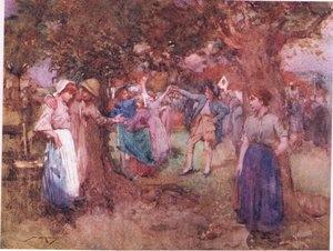 Das tanzende Paar, das einfach Ruhm suchte, indem es sich gegenseitig ermüdete von William Lee Hankey