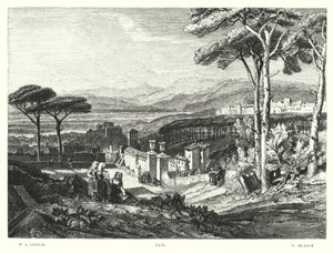 Lord Byrons Childe Harold, Canto IV, Strophe 174 von William Leighton Leitch
