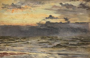 Studie für Der Strand nach einem Sturm von William Lionel Wyllie