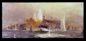 Die Schlacht von Jütland 1916