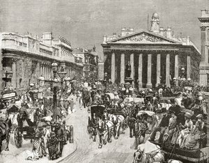 Die Bank von England und die Königliche Börse im neunzehnten Jahrhundert, aus 