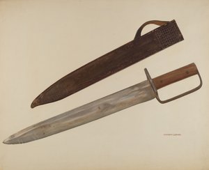 Grabendolch und Scheide, ca. 1941 von William Ludwig