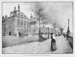 City of London Schulen, Victoria Embankment von William Luker