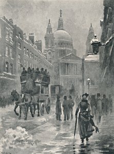 Ludgate Hill an einem Wintermorgen, 1891