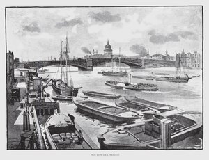 Southwark Bridge von William Luker
