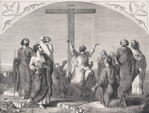 Die Mission der Apostel, aus Illustrated London News, 30. Oktober 1865 von William Luson Thomas