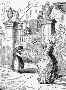 Rebeccas Abschied, Kapitel I, Illustration für Jahrmarkt der Eitelkeiten