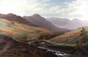 Elter Water und Langdale Pikes, Westmorland von William Mellor