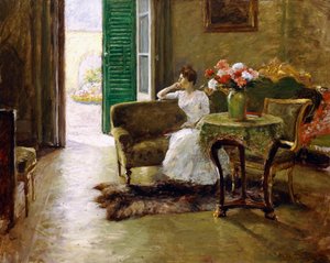 Eine Erinnerung - In der italienischen Villa von William Merritt Chase