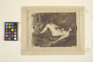 Sitzender Akt von William Merritt Chase