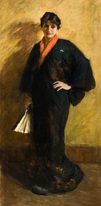 Der blaue Kimono