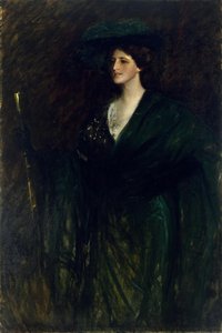 Die Smaragddame von William Merritt Chase