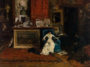 Léonard Renoir, der Vater des Künstlers von William Merritt Chase