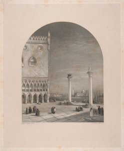 Venedig - die Piazzetta von William Miller