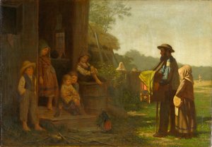 Der Leierkastenmann, ca. 1865-75 von William Morgan
