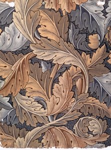 Acanthus, Tapete entworfen von William Morris, 1875