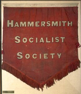 Banner der Hammersmith Socialist Society (Textil)