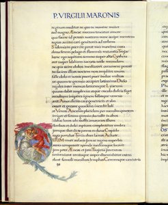 Dido und Amor, Seite 26 aus Virgils "Aeneis"