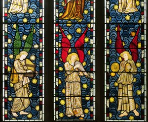 Musizierende Engel (Detail) von William Morris